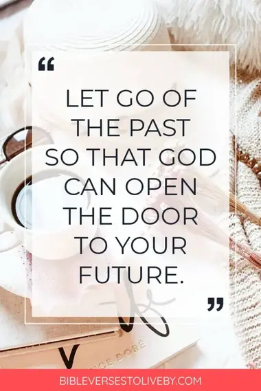 letting go of the past bible verse